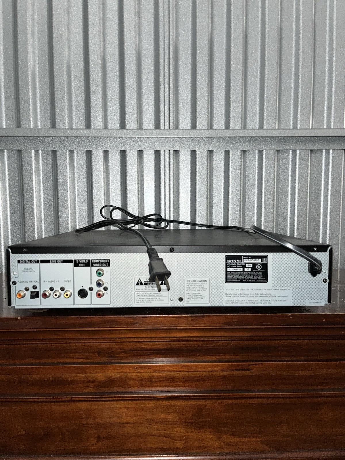 Sony DVD Player 5-Disc Changer DVP-NC665P No Remote Tested Works
