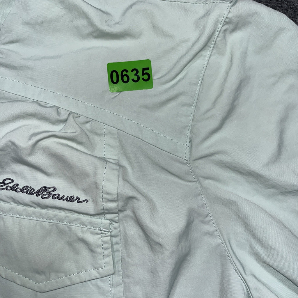 Eddie Bauer Travex Jacket Womens Seafoam Green  2XL Full Zip Windbreaker Coat