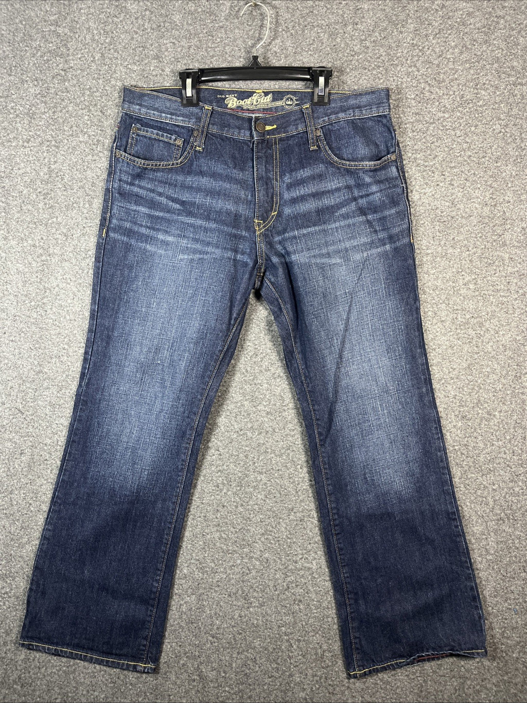 Old Navy boot cut blue denim jeans authentic original button fly men’s 33×30