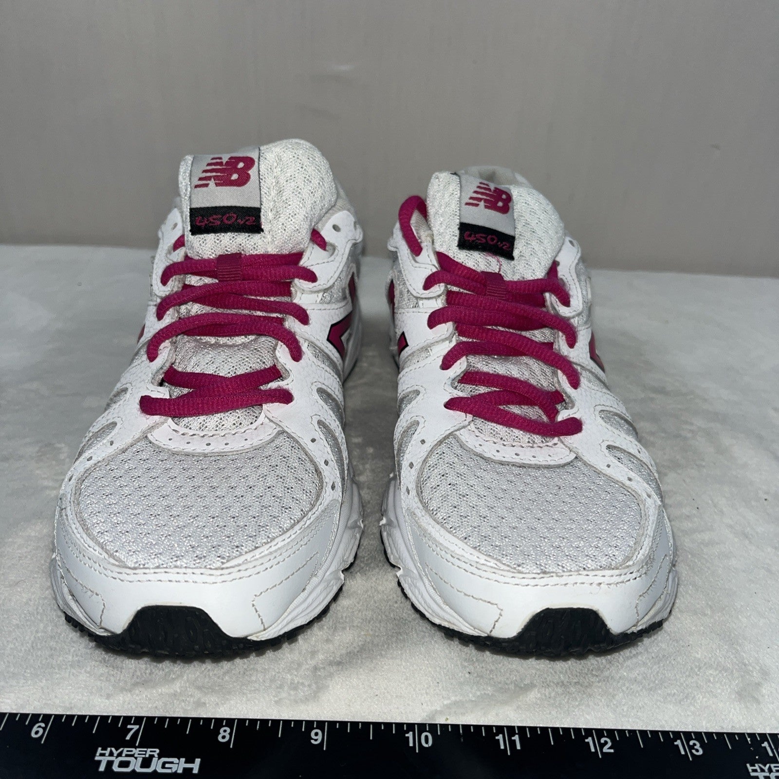 New Balance 450v2 Womens Running Shoes White Pink Size 9 1/2 