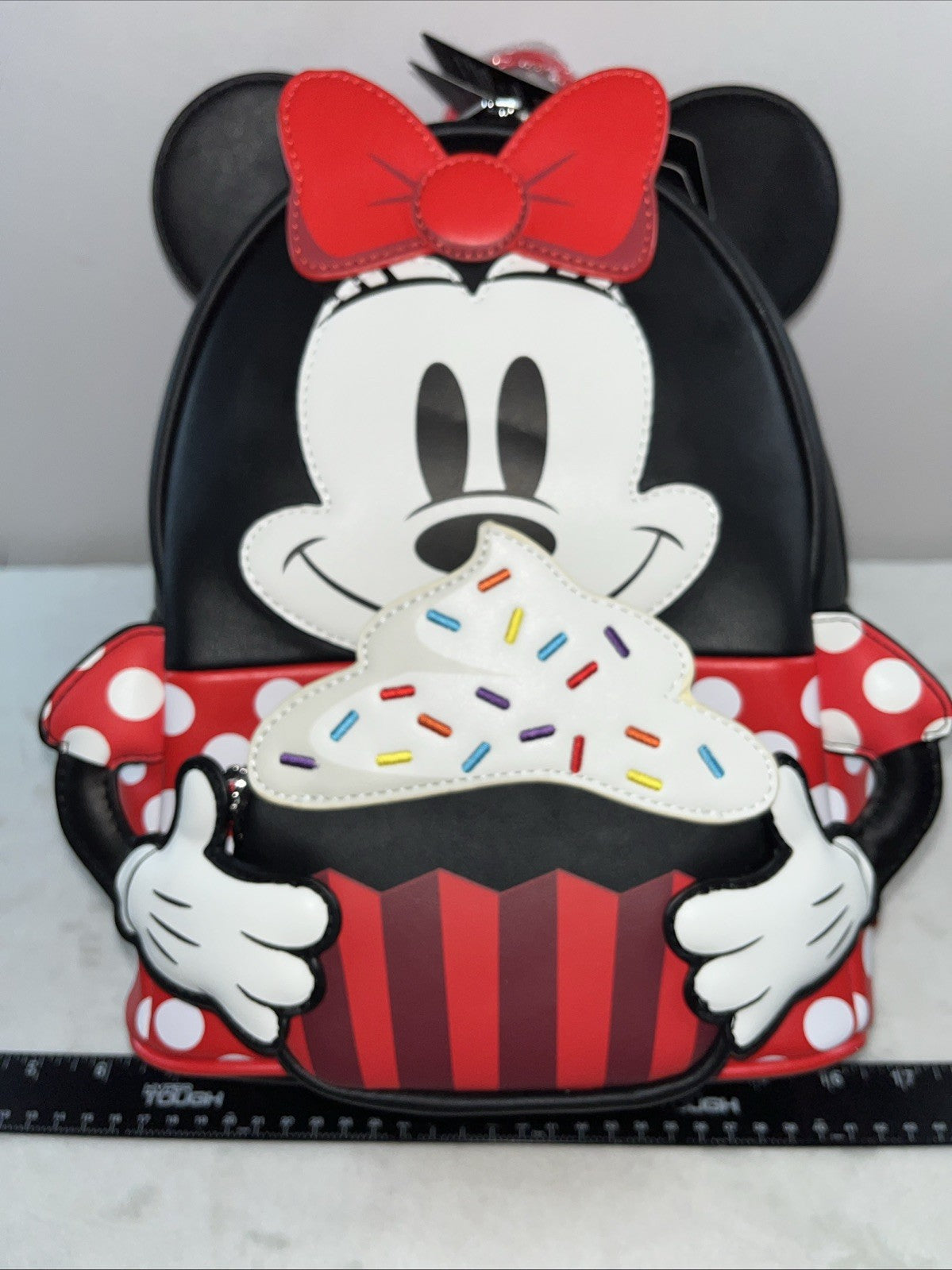 Loungefly Disney Minnie Mouse Oh My Sprinkle Cupcake Backpack-sweets-cosplay NWT