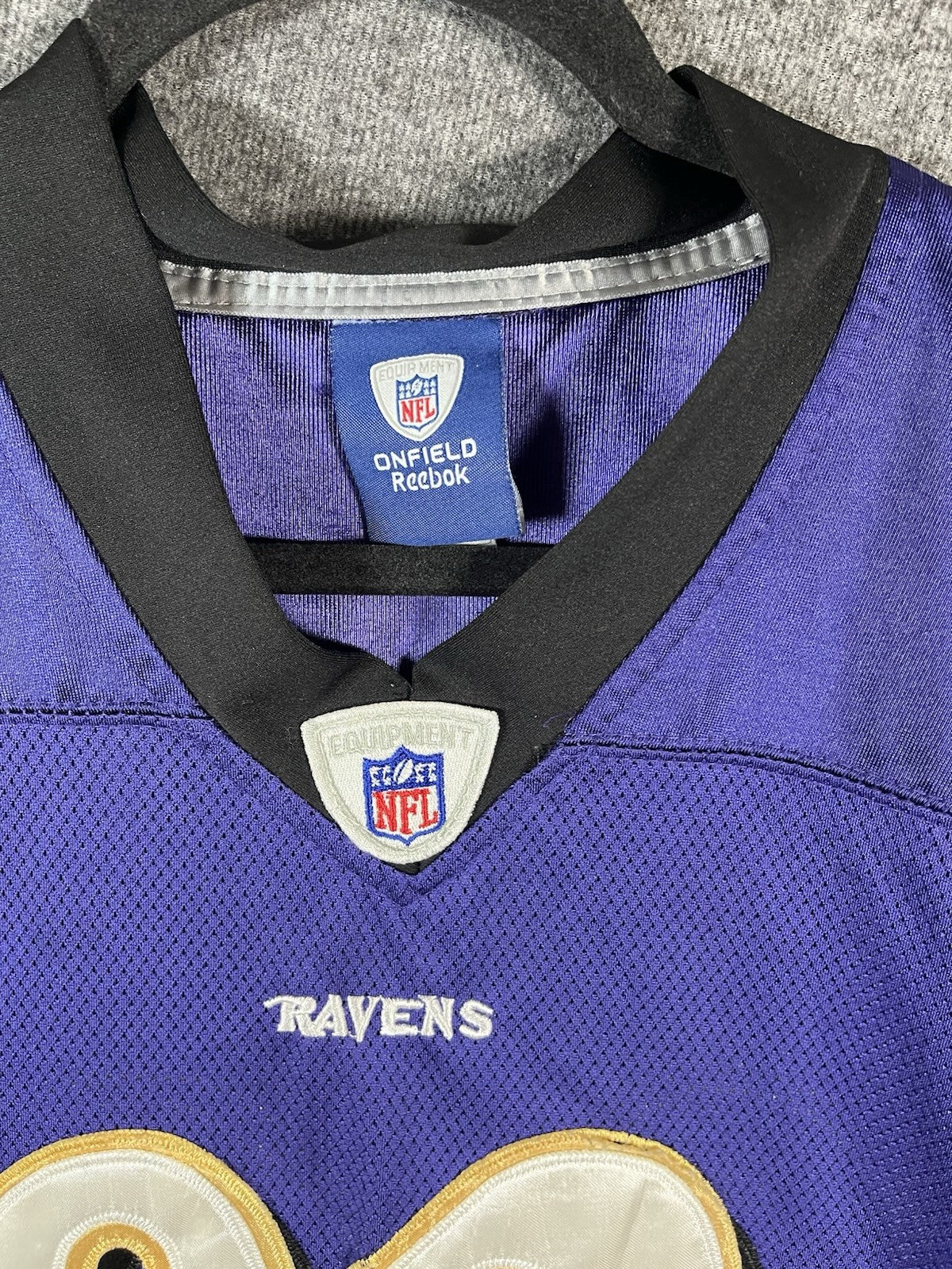 Haloti Ngata #92 Baltimore Ravens Purple Reebok On Field Jersey Size 52 Stitched