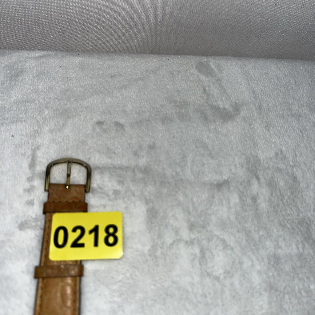 1994 Armitron Watch Tweety Bird Warner Brothers Leather Tan Stainless  UNTESTED 