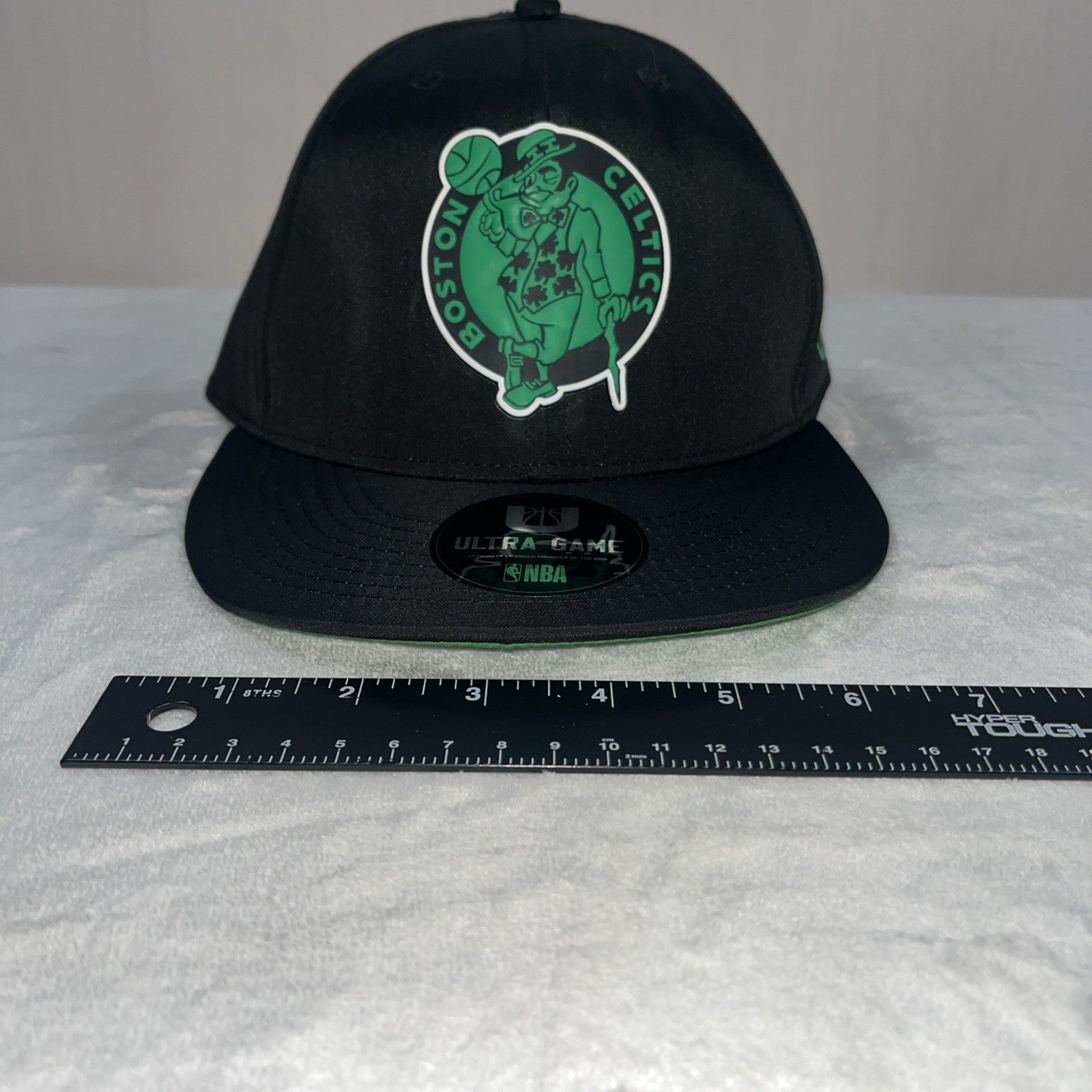 NEW Boston Celtics Ultra Game NBA One-Size Snapback Black Cap w/Green Logo