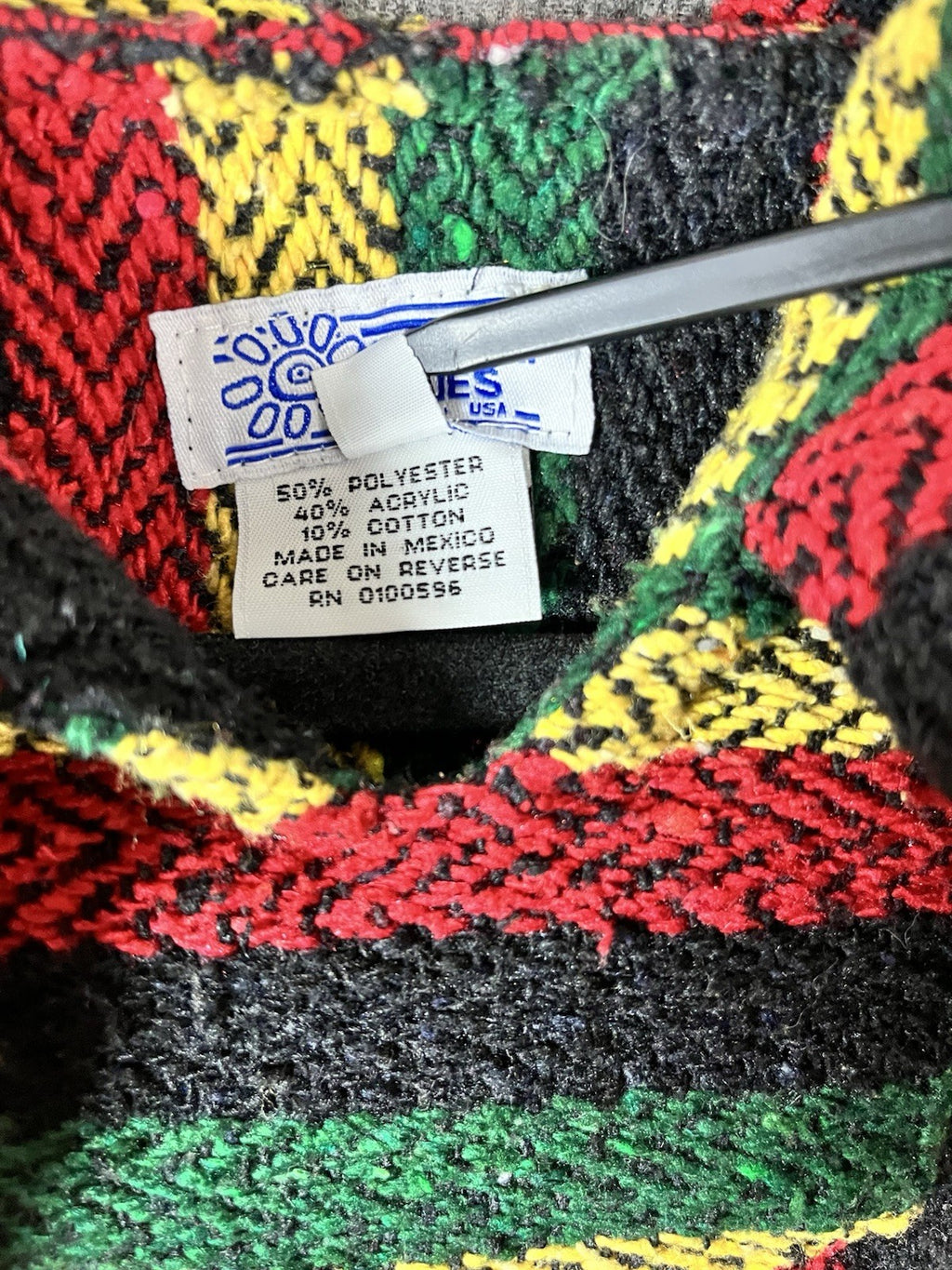 Mexicali Blues Hoody Pullover Multicolor Striped L 