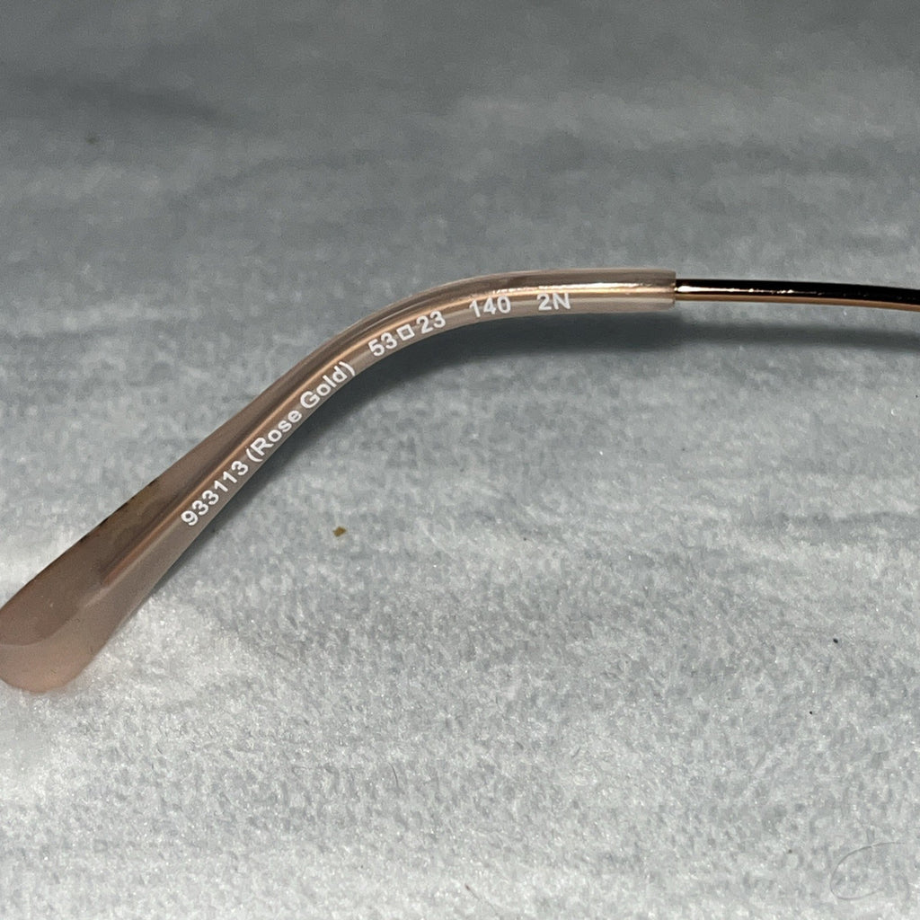 Coach Rose Gold L1081 HC7101B 933113 53-23-140 Oversized Sunglasses