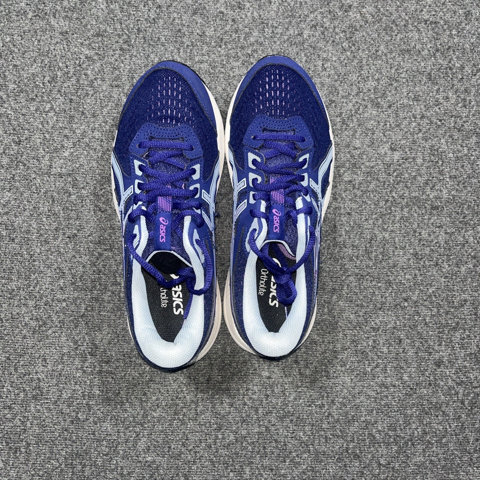 Asics  Gel Contend 8 Women Sz US 7 Purple Blue Amplifoam Running Shoes 1012B320