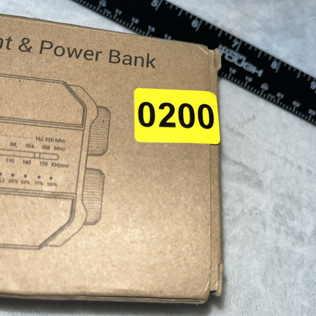 Emergency Solar Hand Crank Weather Radio 2000mAh Power Bank Charger Flash Light