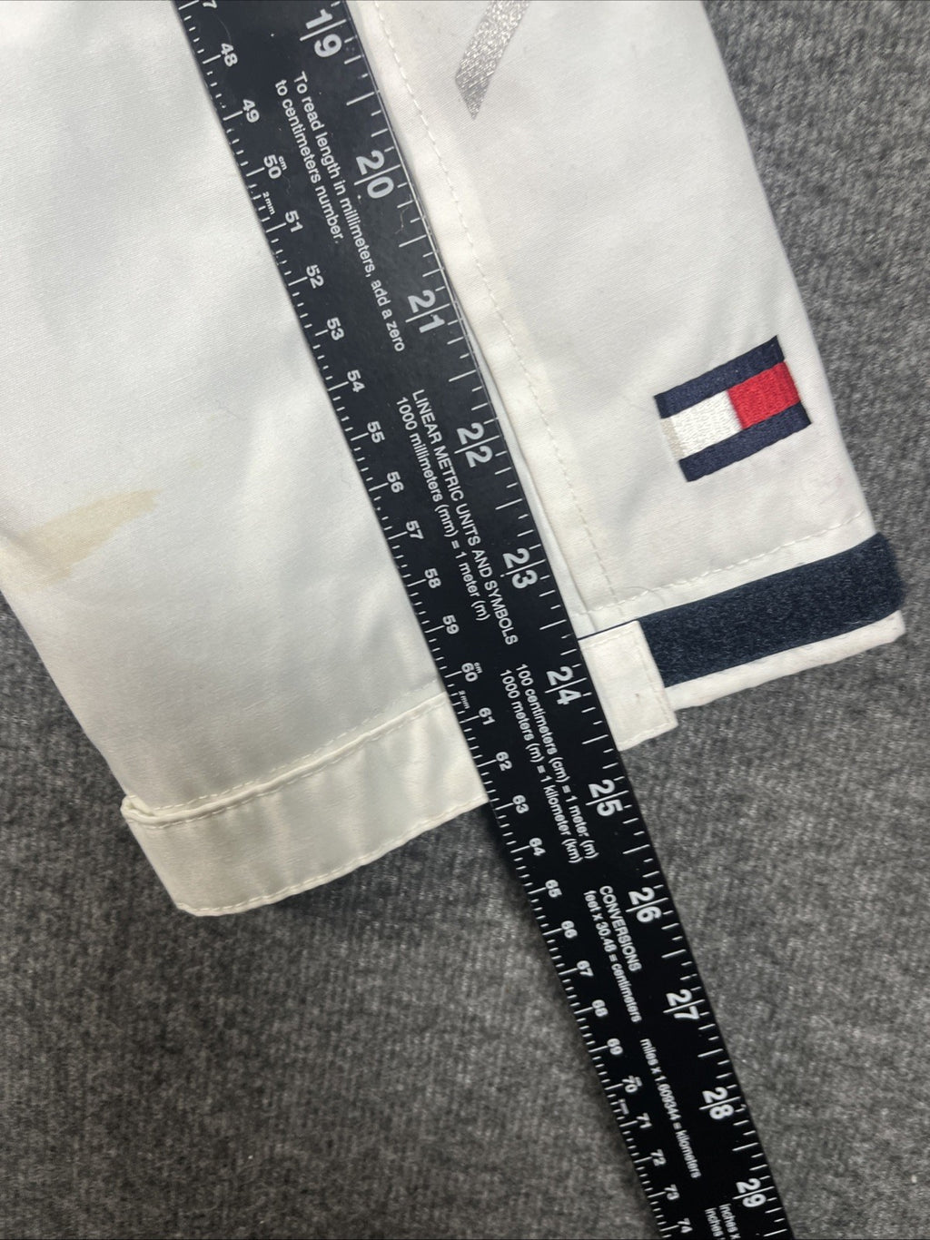 Tommy Hilfiger Women's 3-in-1 Jacket Removable Hoodie Navy/White