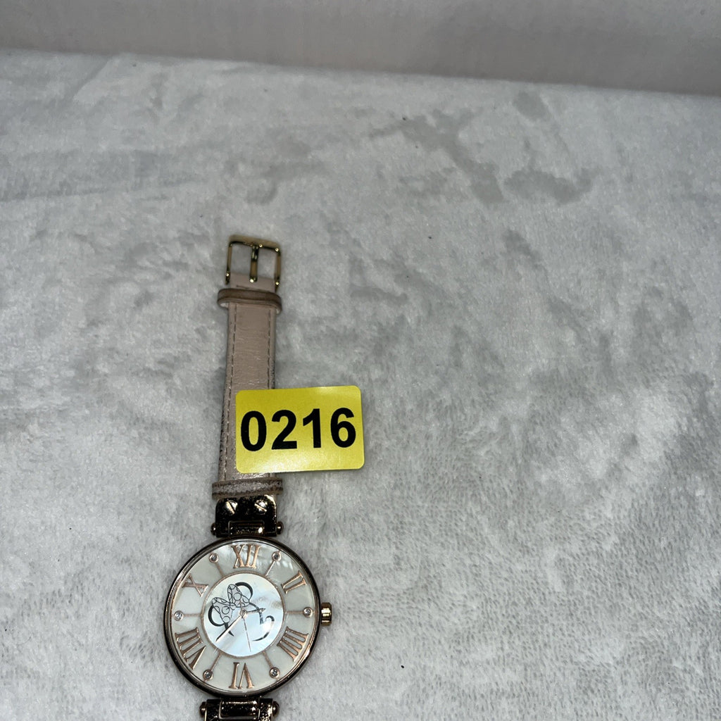 Disney Parks Minnie Mouse Leather Watch Stainless Steel Untested Women’s 