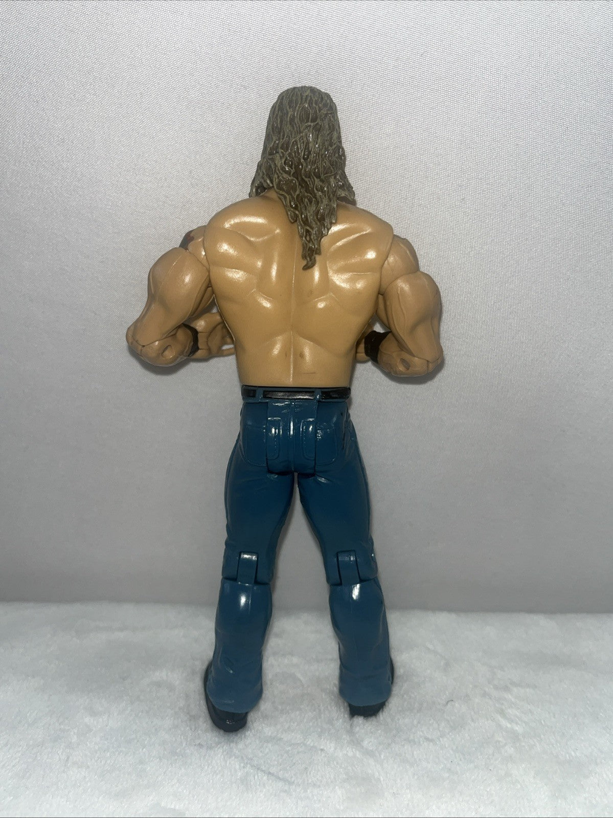 Jakks Pacific WWE action figure Edge 2003 Blue Jeans Long Hair No shirt 