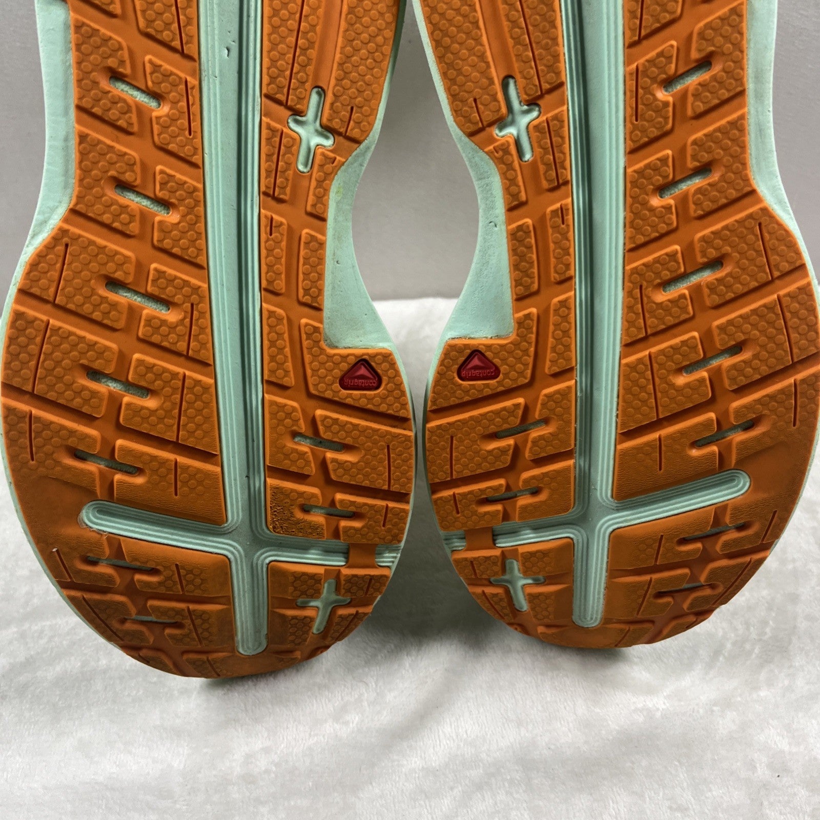 Salomon Aero Glide Granite Green Tan Size 8 Women’s Energy Foam