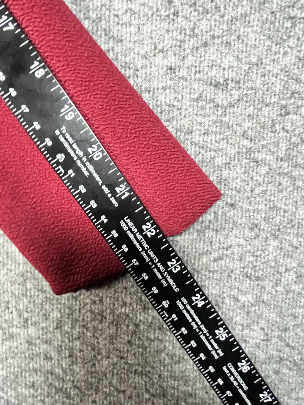 Boohoo Plus Waterfall Longline Cardigan in a dark red color M/L 