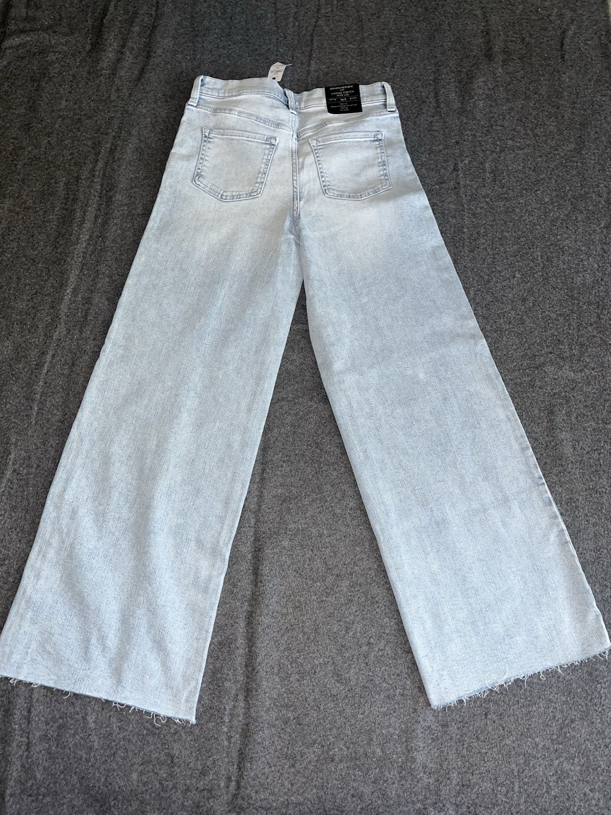 Banana Republic High-Rise Wide Leg Jeans Women’s 26/2 Stone Washed NWTs