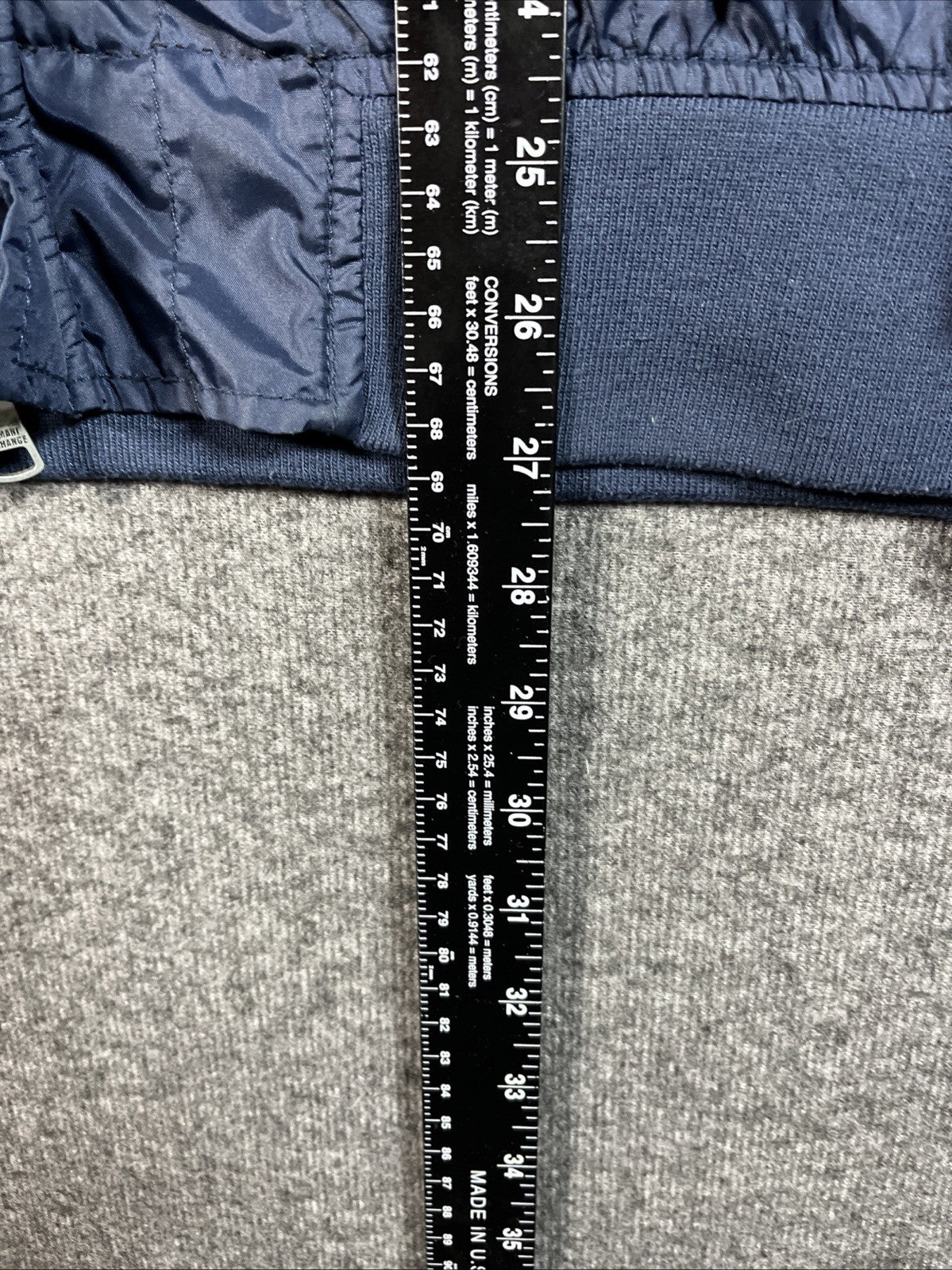 Armani exchange men’s bomber jacket Blue vintage Full zip extra large