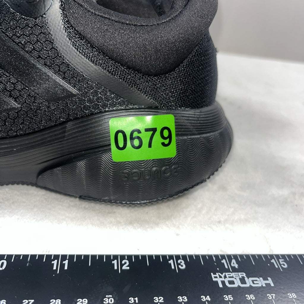 Adidas Bounce Shoes Women Black Athletic Sneakers Size 8 