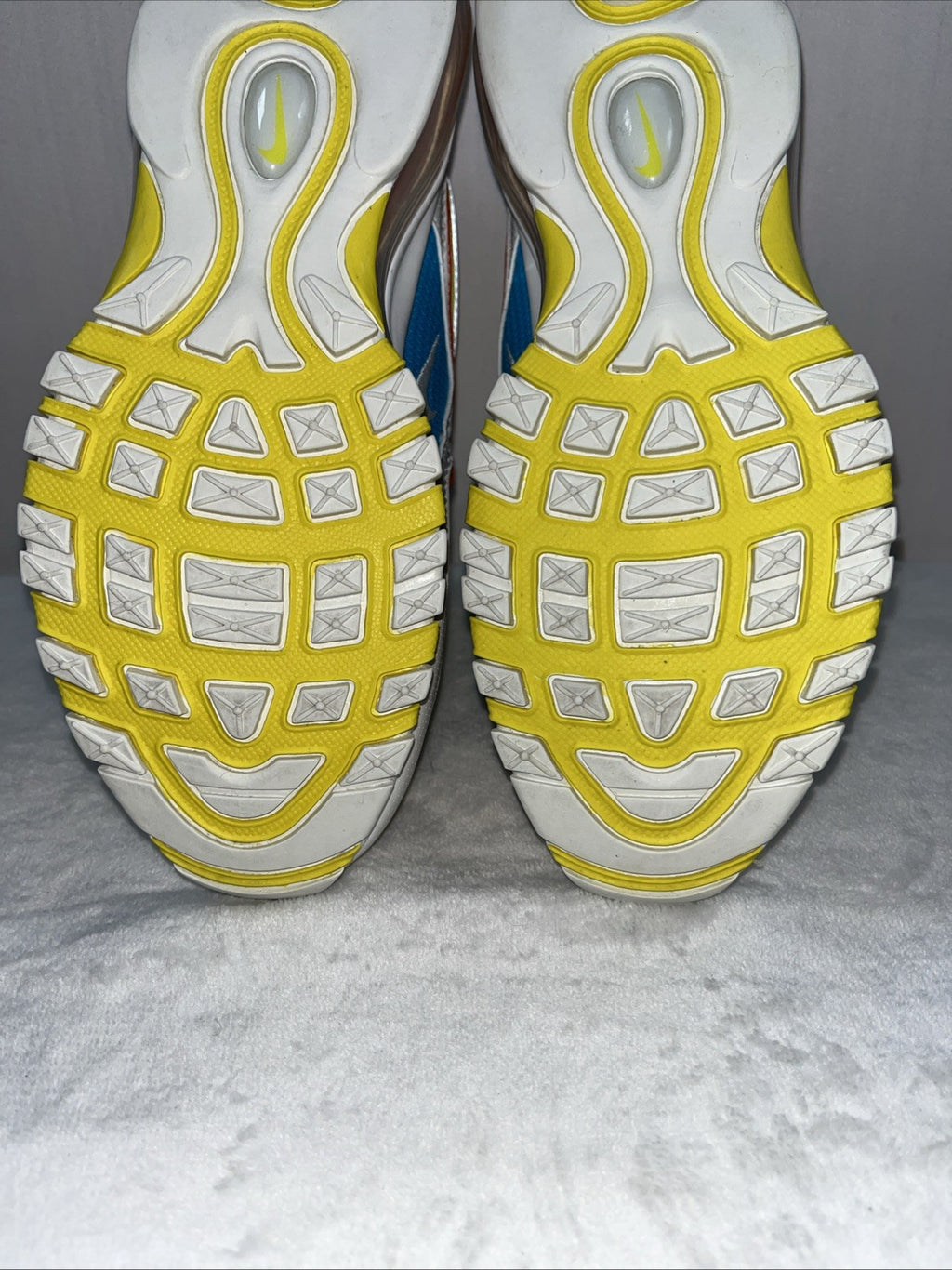 Nike Air max 97 Summer Pack Youth Size 4Y Green Yellow Blue Red White Good Cond