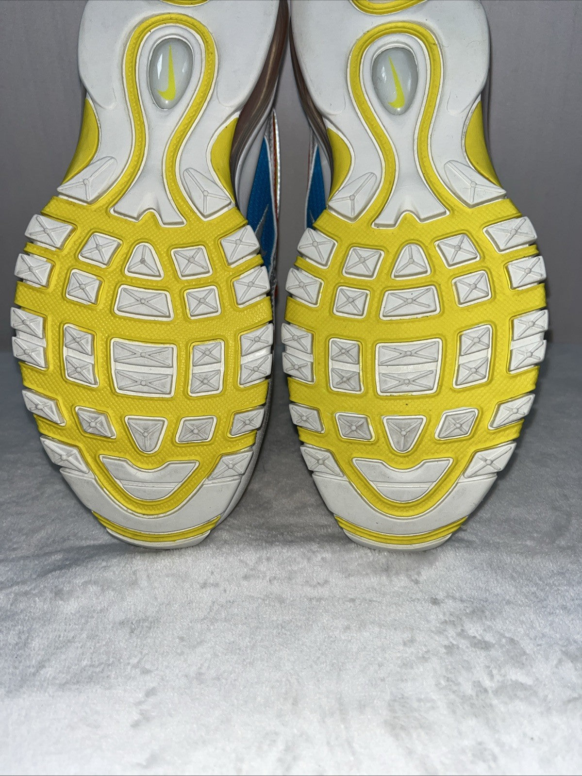 Nike Air max 97 Summer Pack Youth Size 4Y Green Yellow Blue Red White Good Cond