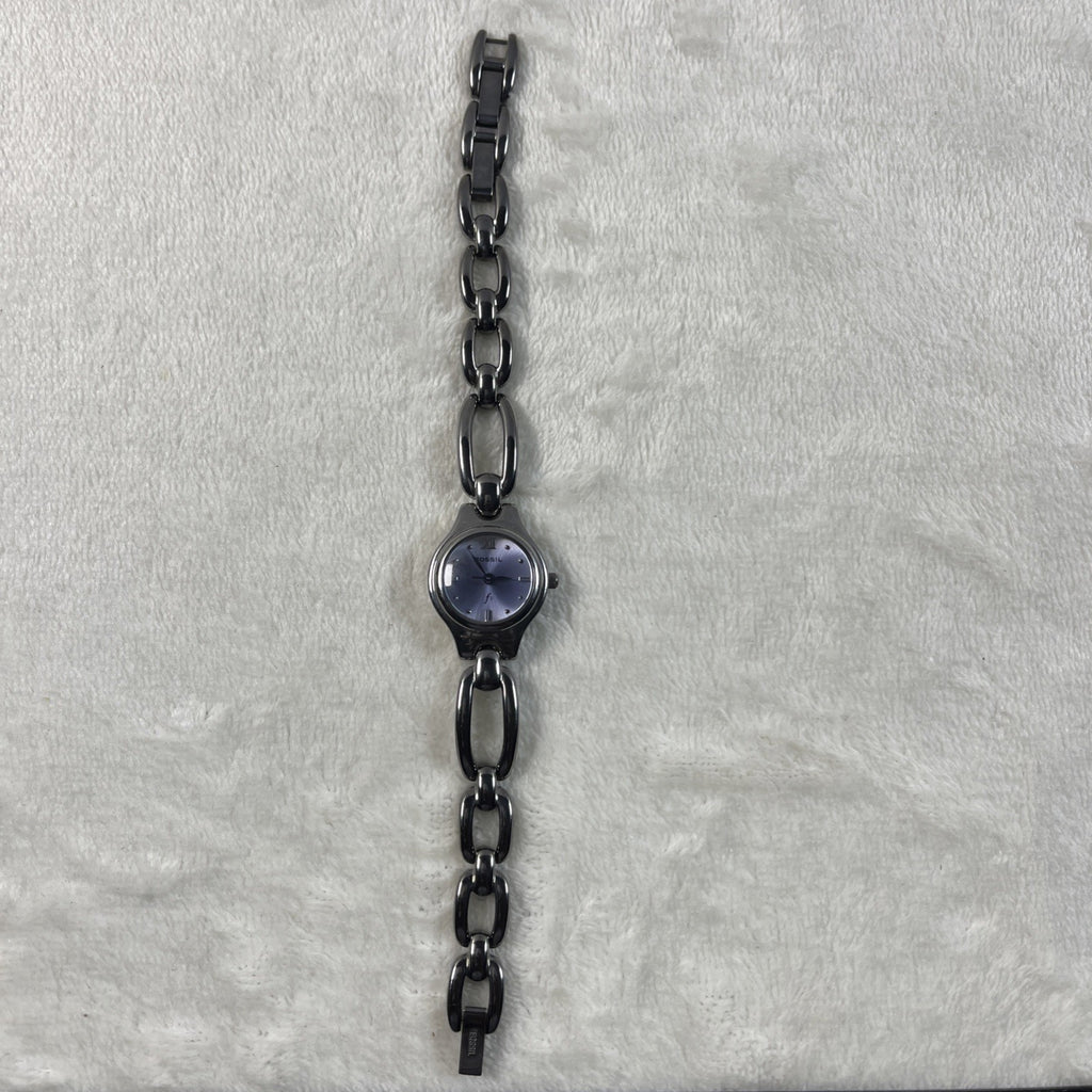 Fossil F2 Watch ES-9014 Womens Purple Dial Quartz Three Hands Analog