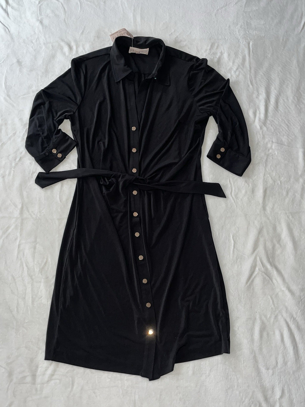 Philosophy Dress Button Down Women’s Black Size Medium 
