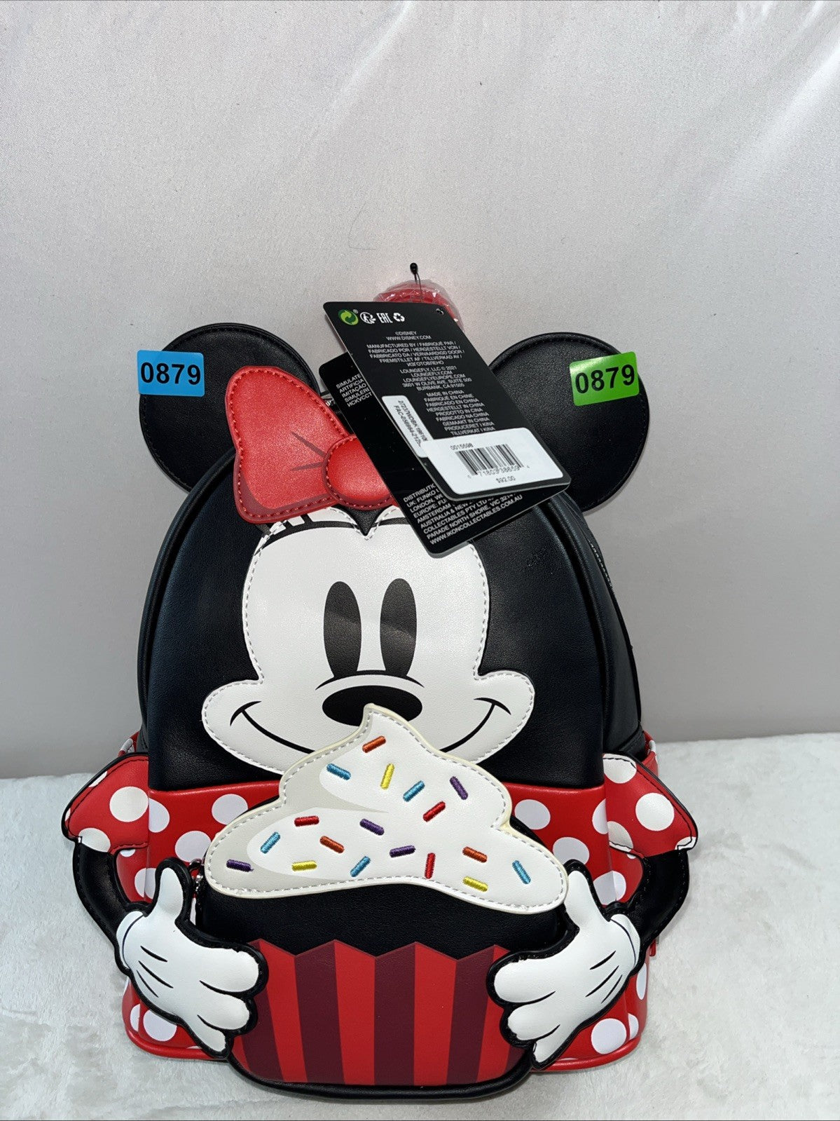 Loungefly Disney Minnie Mouse Oh My Sprinkle Cupcake Backpack-sweets-cosplay NWT