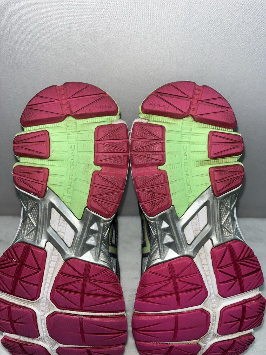 Size 7 - ASICS GT 1000 4 Silver Pistachio Pink W