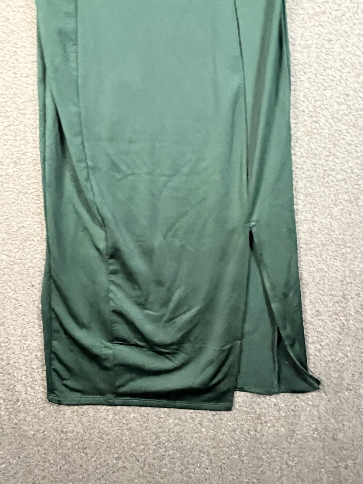 Fashion Nova Long Sleeve Green Dress Womens L