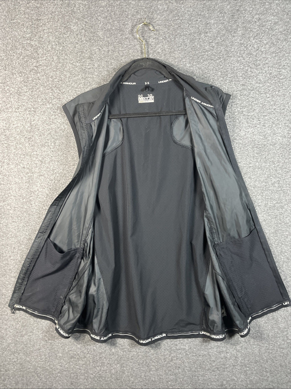 Under Armour Storm vest Windproof Sleeveless XL Men’s Black 