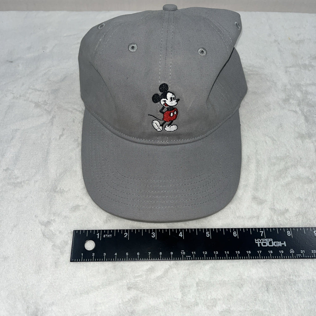 Disney Mickey Mouse Hat One Size Adjustable Cotton Unisex GMC23456 Gray