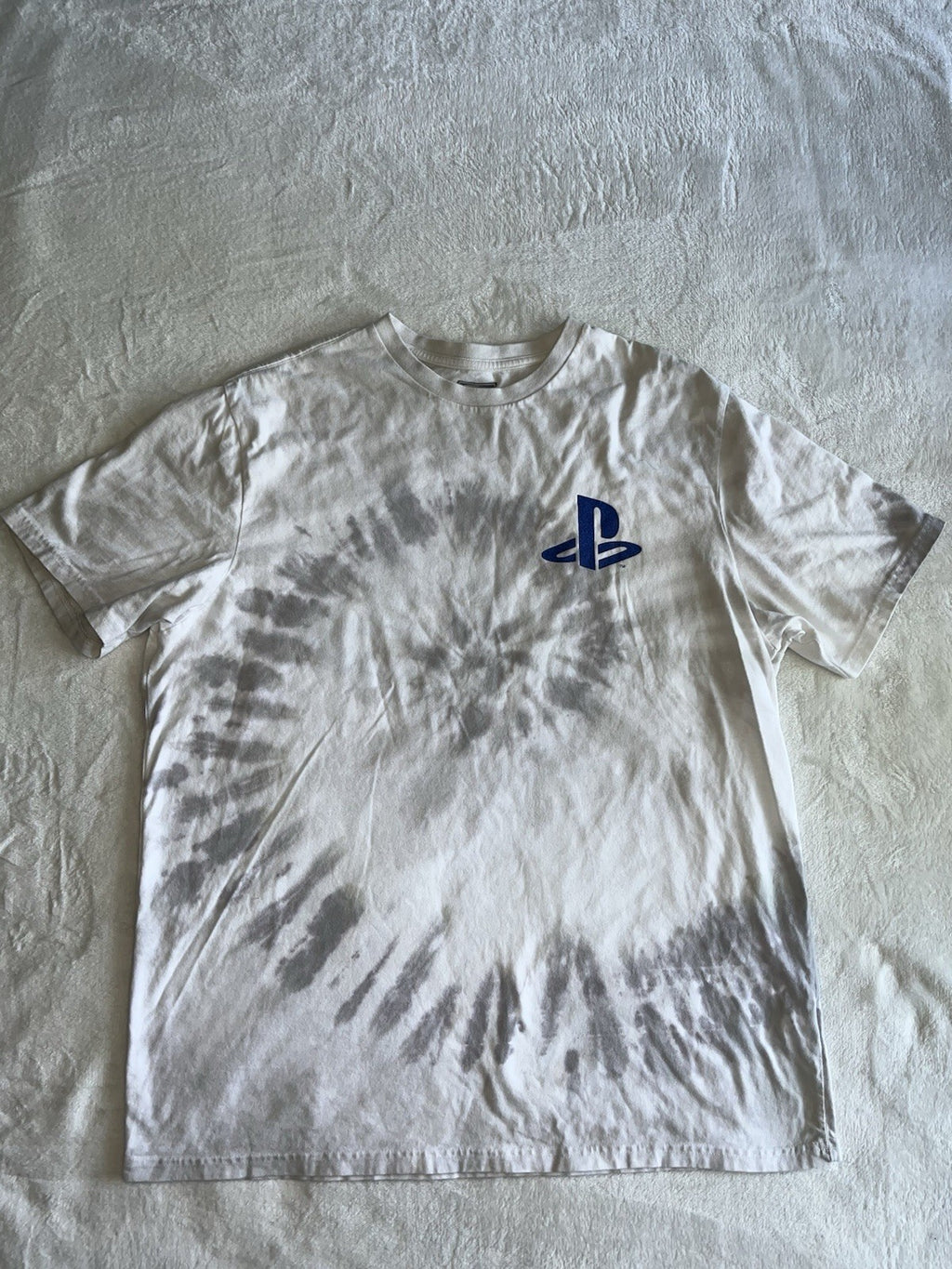 PlayStation Tie Dye Shirt Men’s Crew Neck Short Sleeve L 