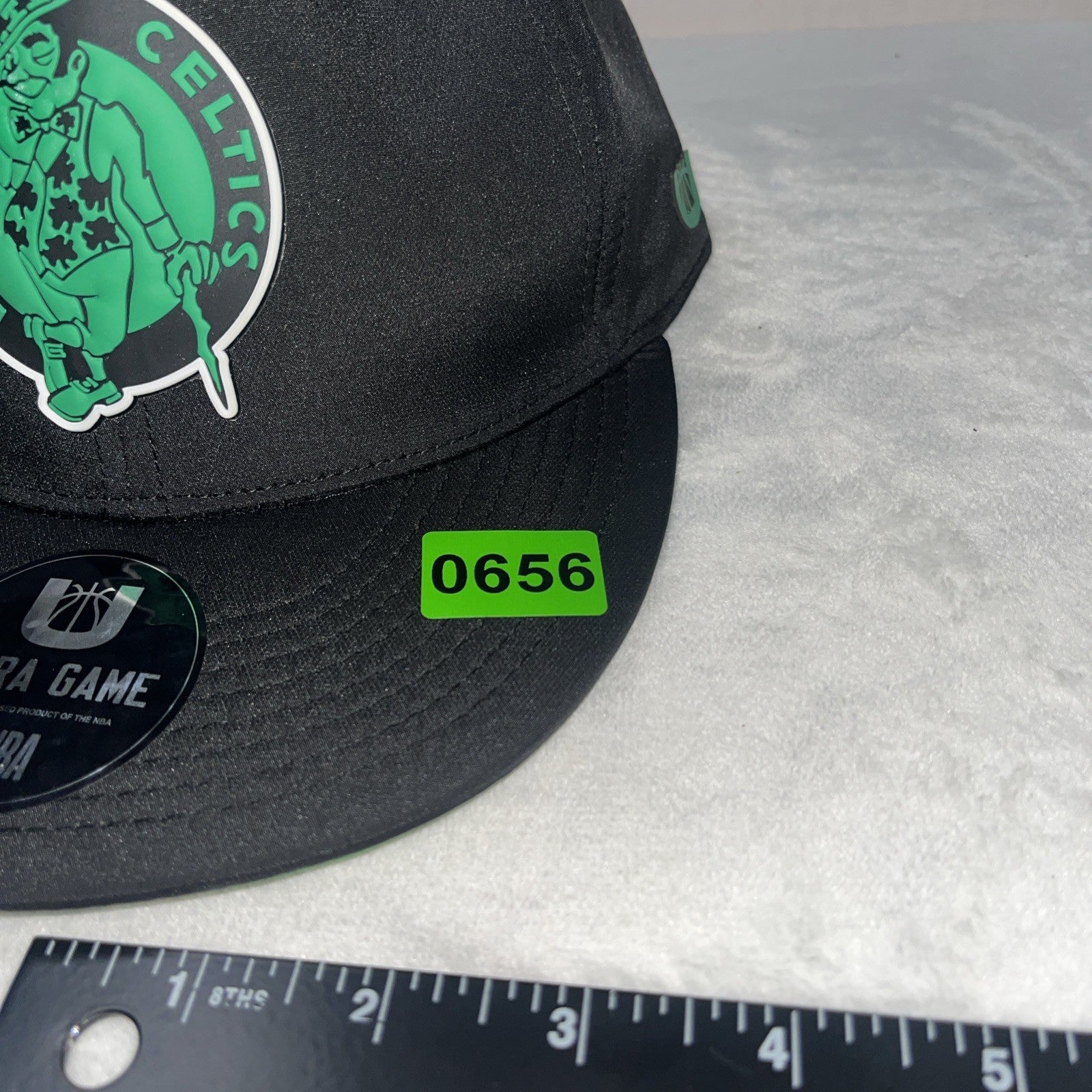 NEW Boston Celtics Ultra Game NBA One-Size Snapback Black Cap w/Green Logo