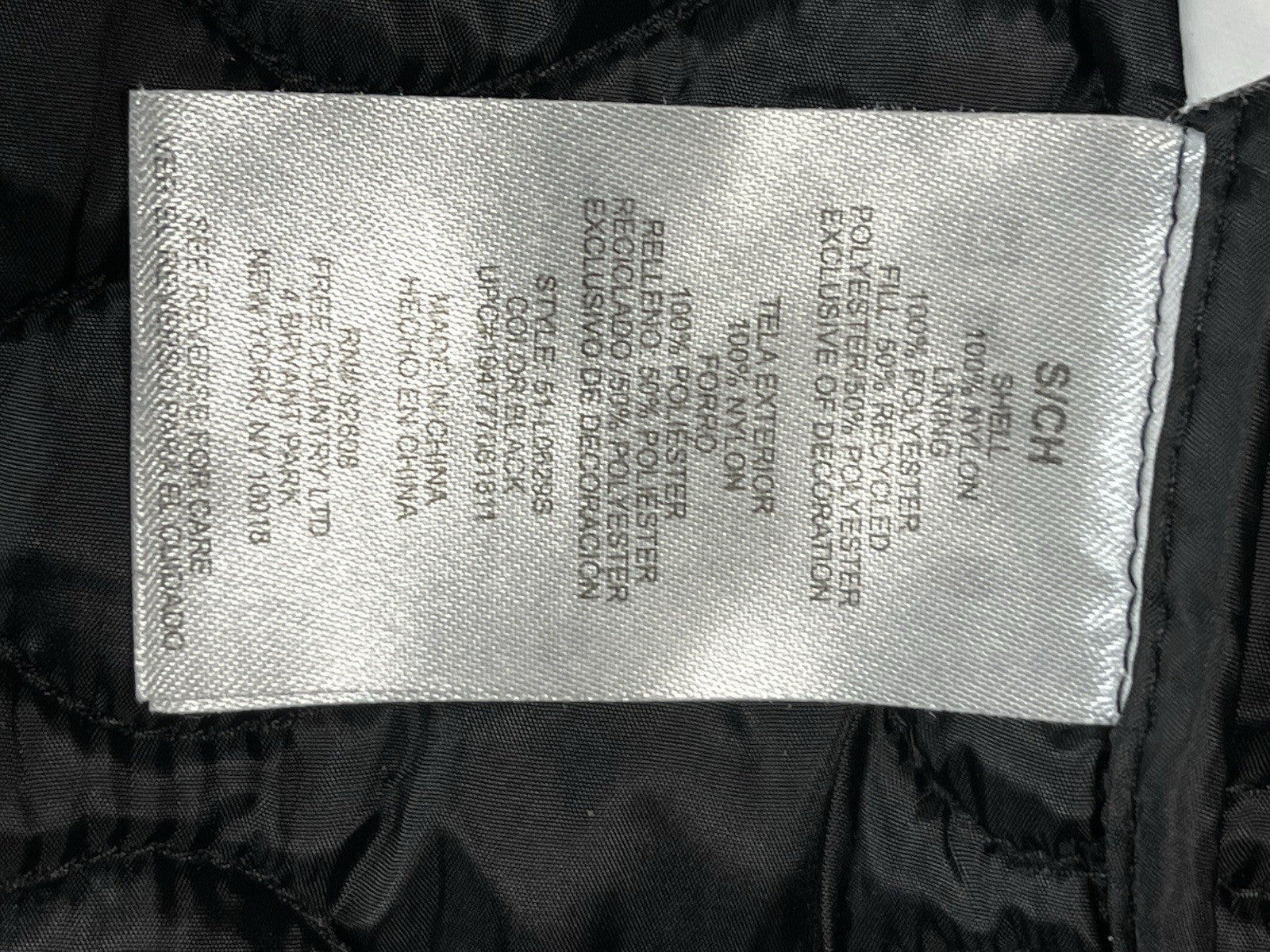 Free Country women’s small quilted black puffer vest