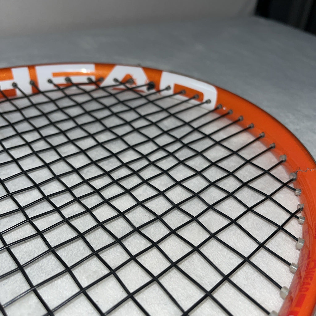 Head Radical Mp Graphene Tennis Racquet Orange Black Rubber Handle Lightweight 