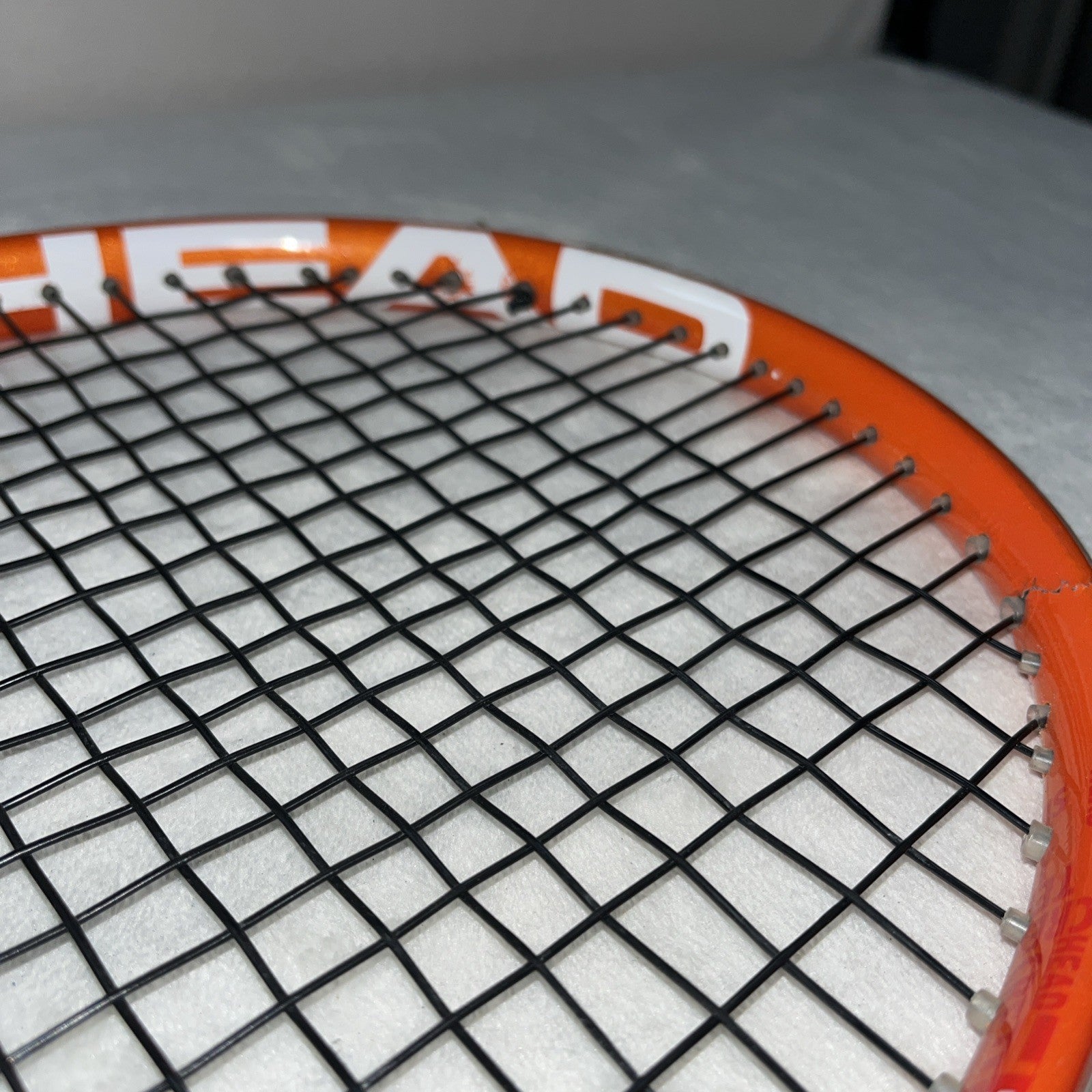 Head Radical Mp Graphene Tennis Racquet Orange Black Rubber Handle Lightweight 