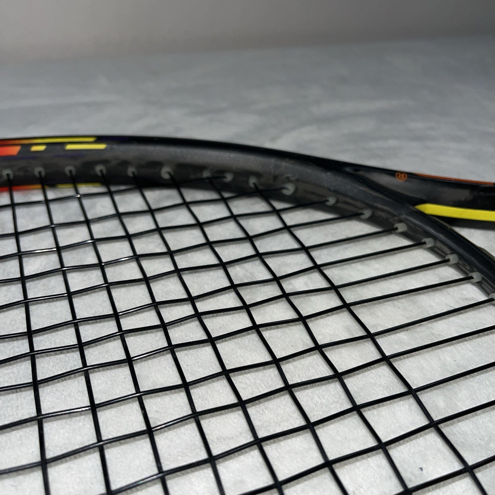 Head Radical Mp Graphene Tennis Racquet Orange Black Rubber Handle Lightweight 