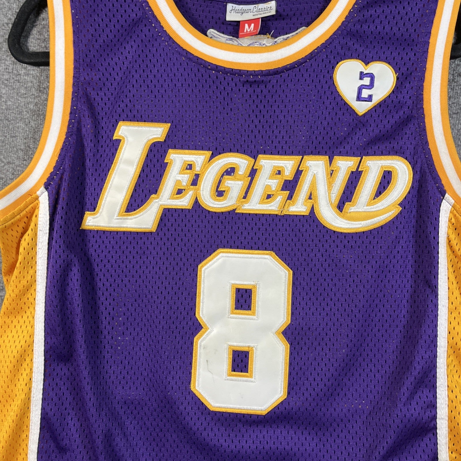 Kobe Bryant- Headgear  Classics The Mamba Legend #8 #24 & #2 Lakers Men's M