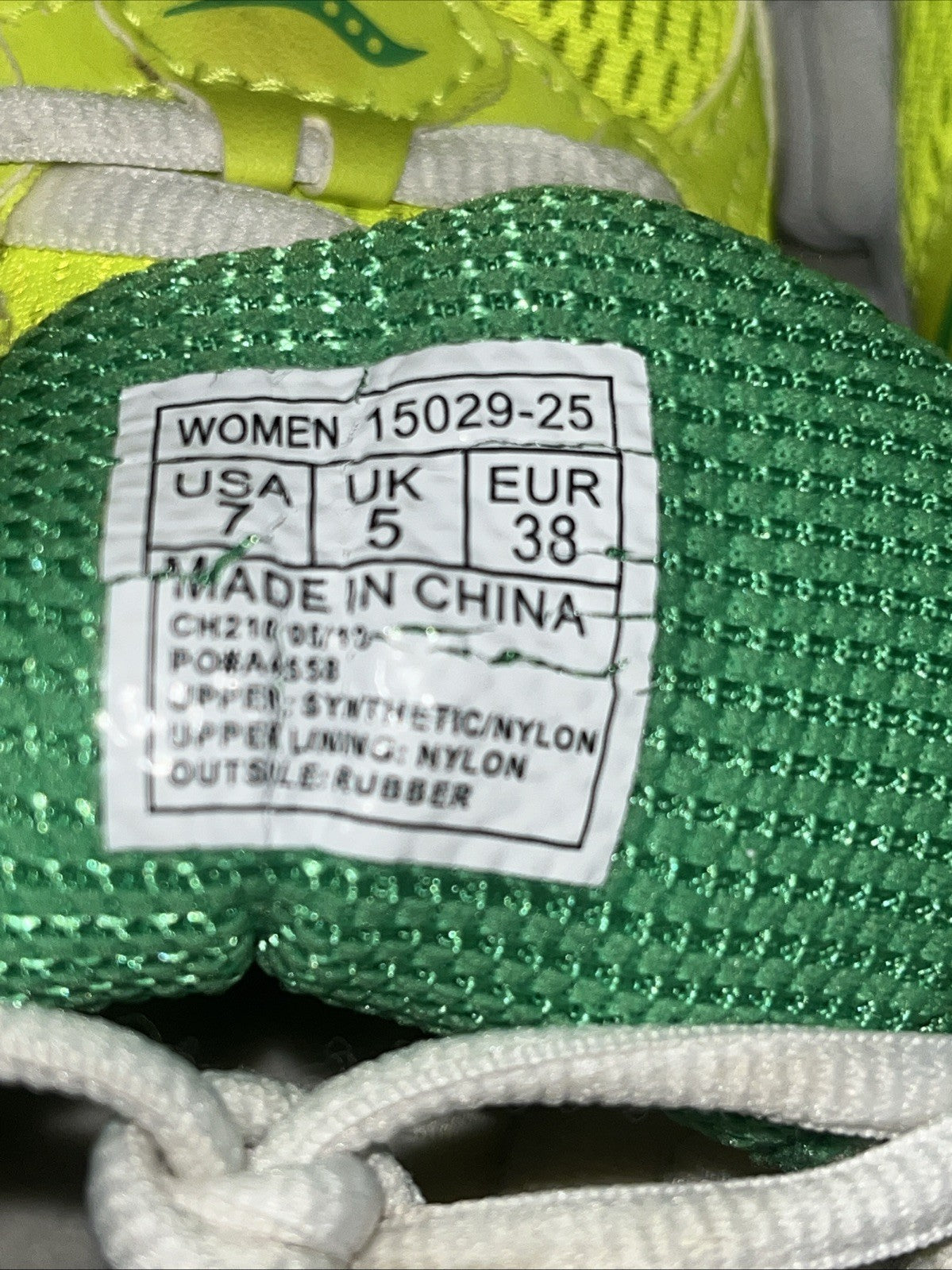 Size 7 - Saucony Cohesion 12 Green