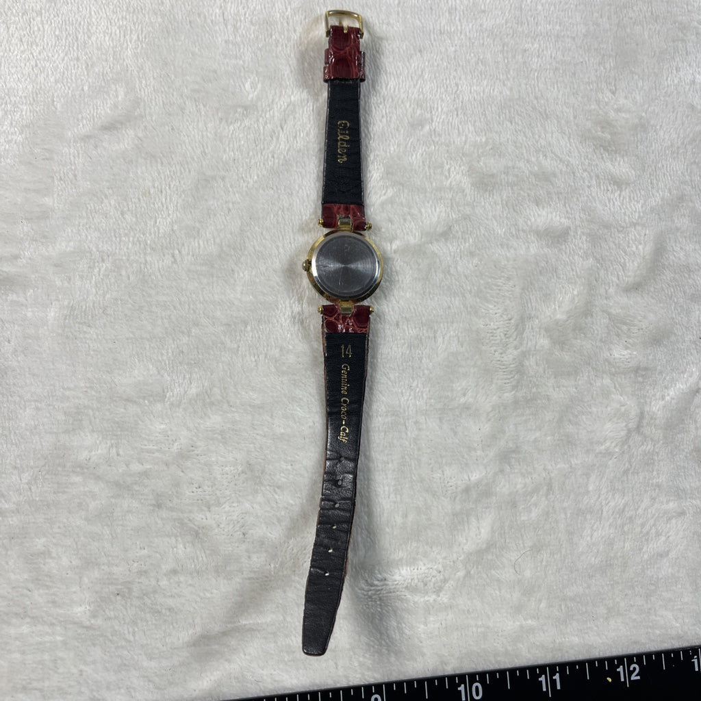 GUCCI 3000.2.L 25mm Gold Dial Qz Women's Vintage Watch