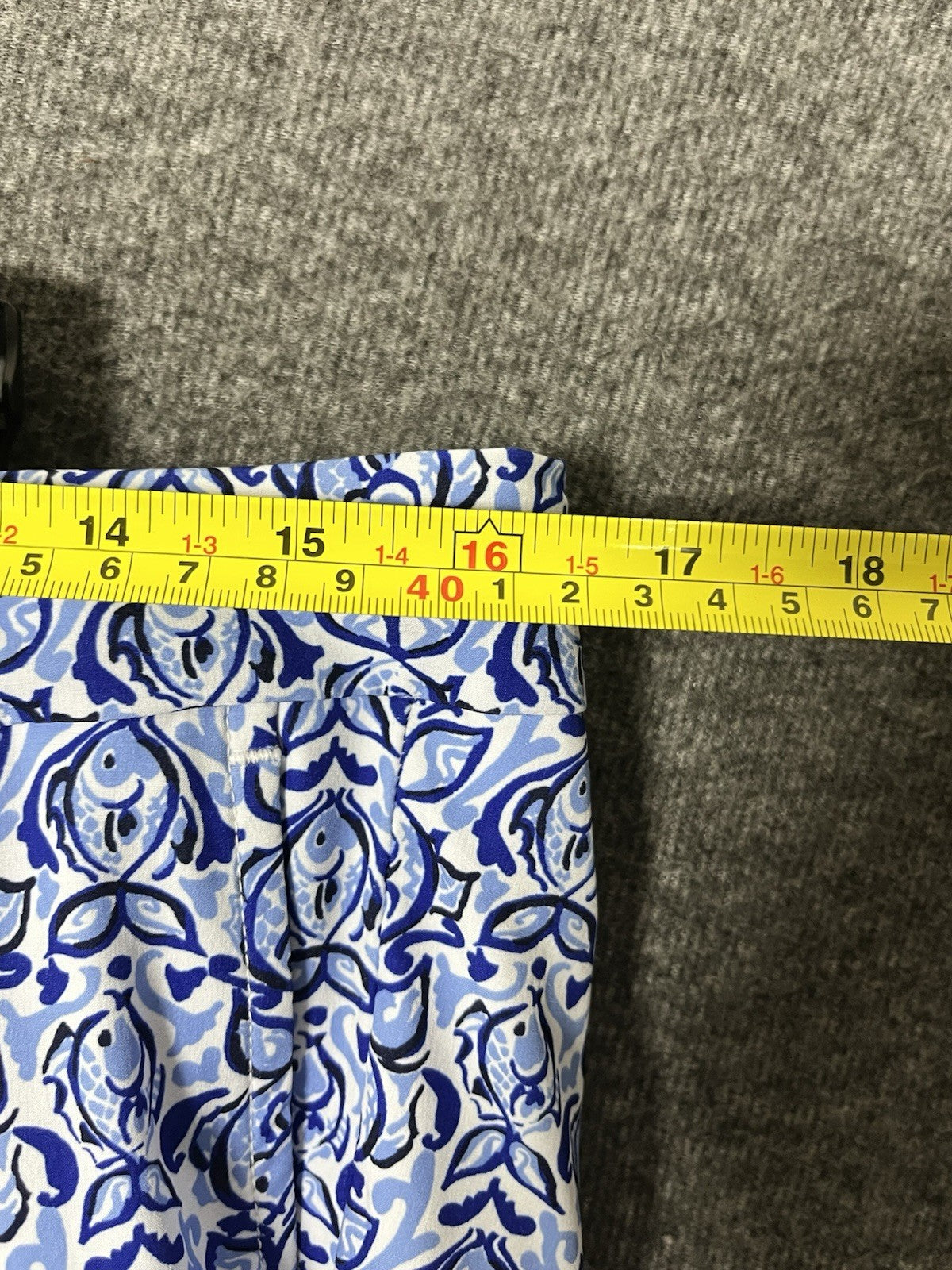 RLX RALPH LAUREN POLO WATER REPELLENT GOLF PANTS FISH PRINT BLUE 33x32 34 NWTS