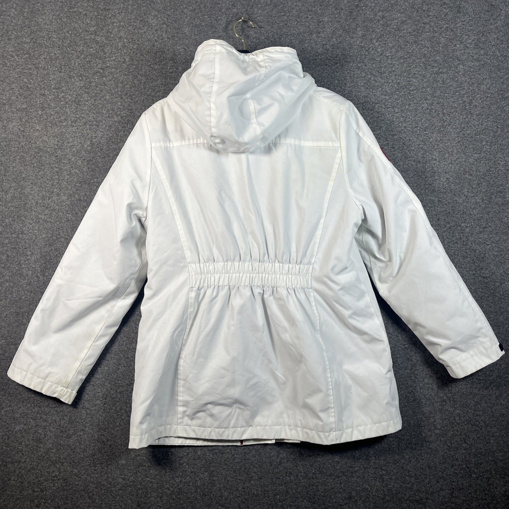 Tommy Hilfiger Women's 3-in-1 Jacket Removable Hoodie Navy/White