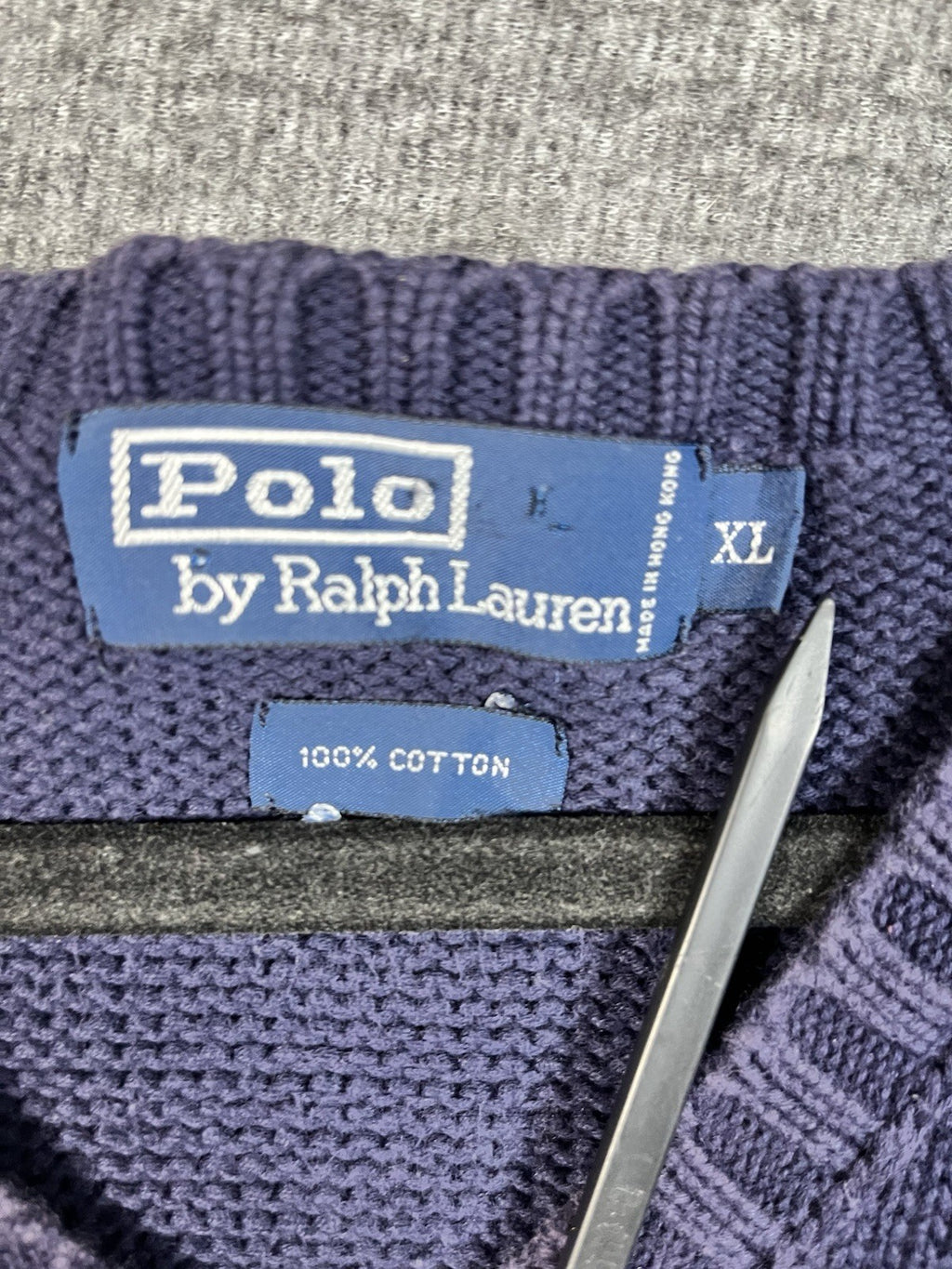 Polo Ralph Lauren Pima Cotton Sweater Vest Navy Blue Men’s Size XL Sleeveless