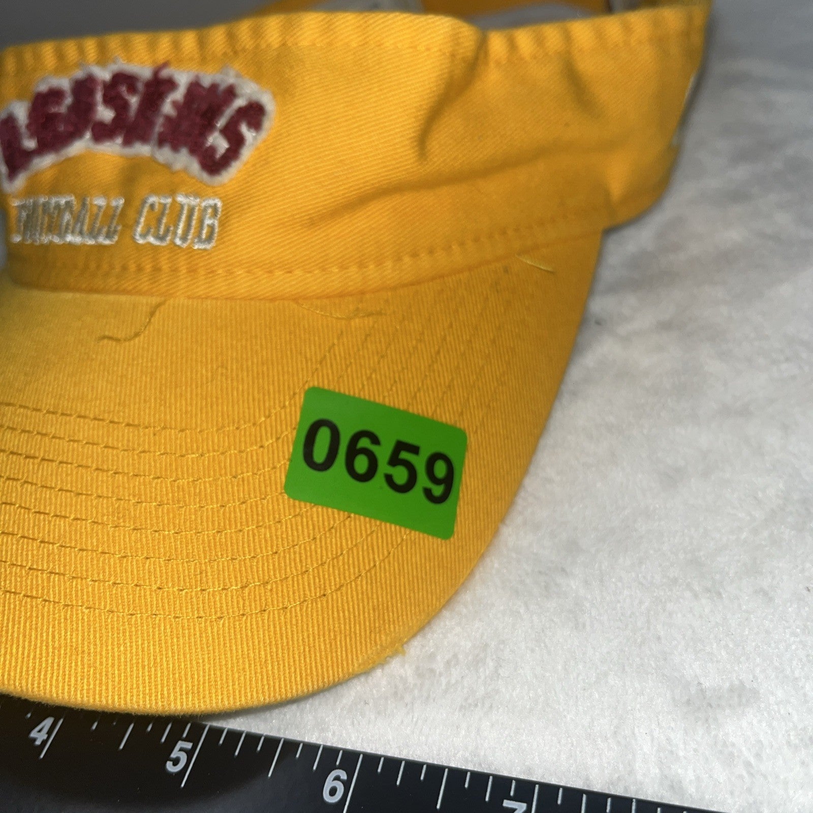 Redskins Reebok Football Club Visor Hat Men’s Yellow Adjustable Oldschool Beach 