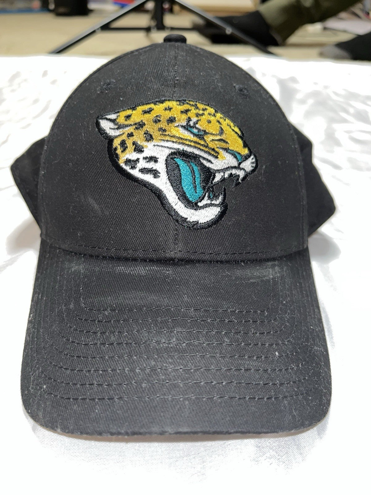 Jacksonville Jaguars Cap Mens Black Logo Football NFL Adult Hat Adjustable
