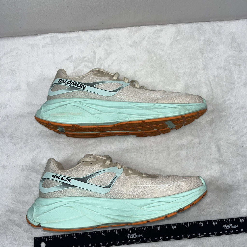 Salomon Aero Glide Granite Green Tan Size 8 Women’s Energy Foam