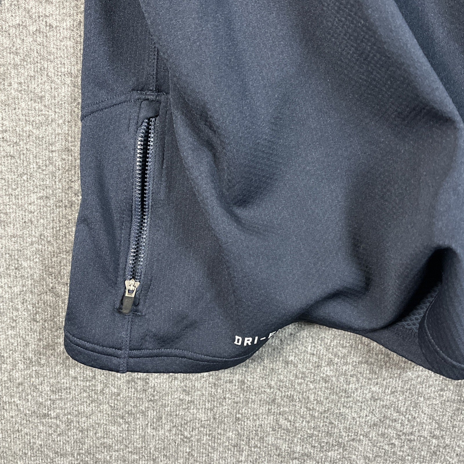 Nike 1/4 Zip Pullover Sweatshirt Dri-Fit Long Sleeve Men's Size Large Blue 10005