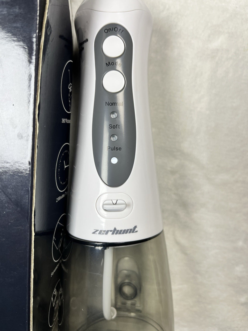 Cordless Water Flosser Dental Oral Irrigator Travel Teeth Floss Pick WHITE