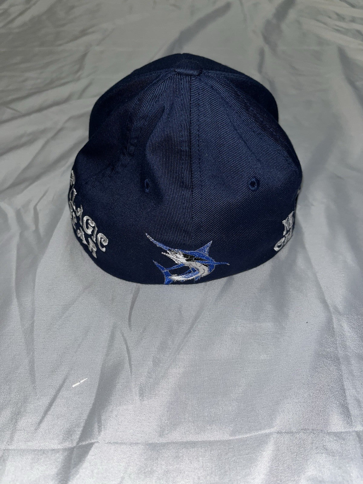Swordfish Flex fit Baseball Cap Size S-M Blue Meat Chaser Pelgagic Gear