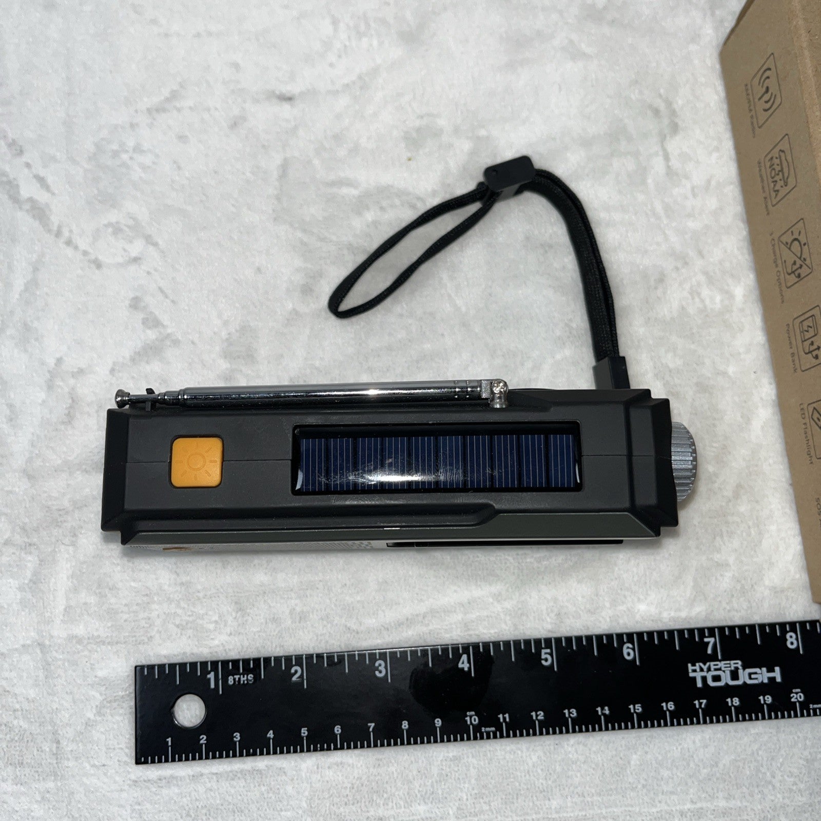 Emergency Solar Hand Crank Weather Radio 2000mAh Power Bank Charger Flash Light