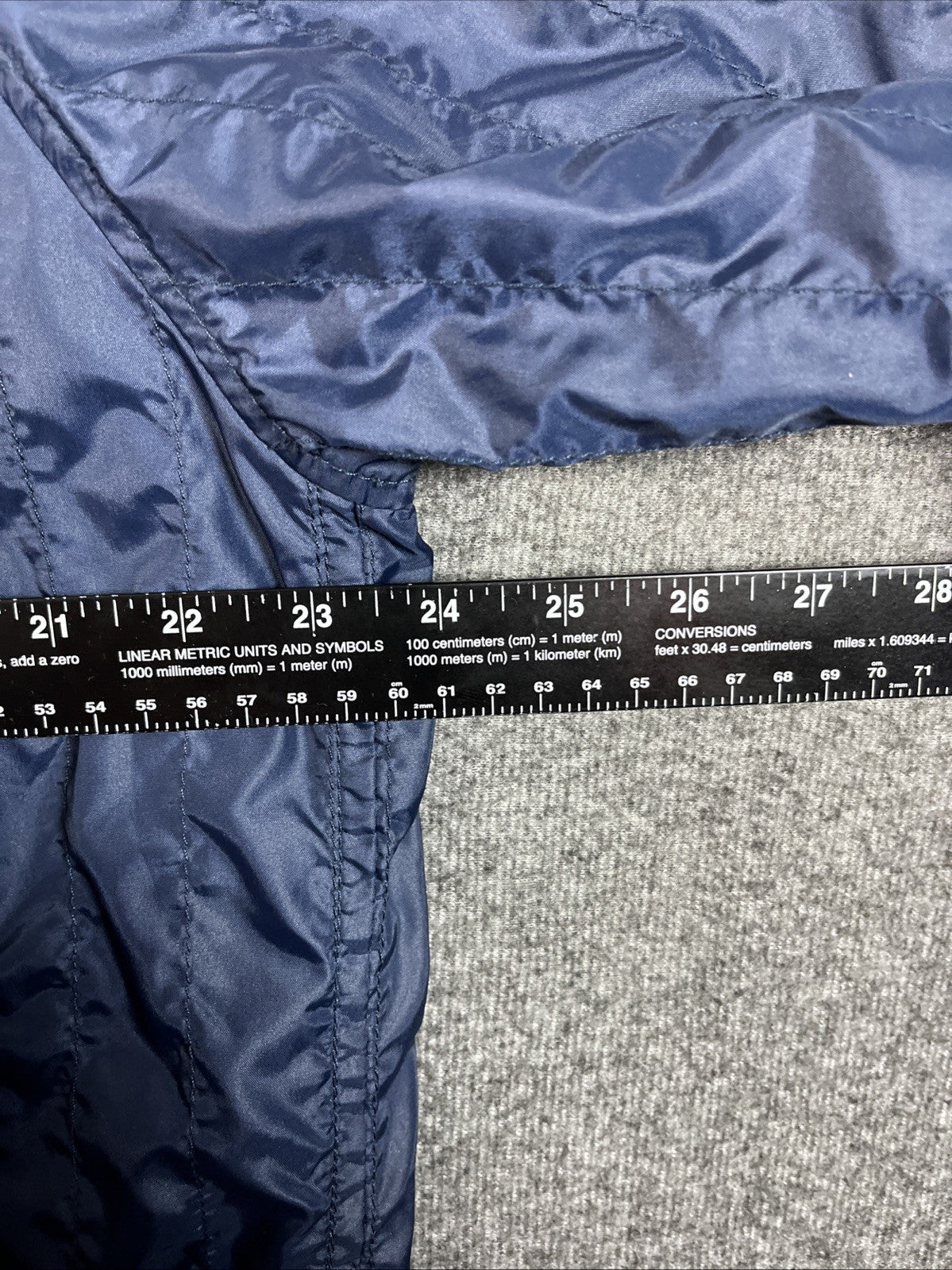 Armani exchange men’s bomber jacket Blue vintage Full zip extra large