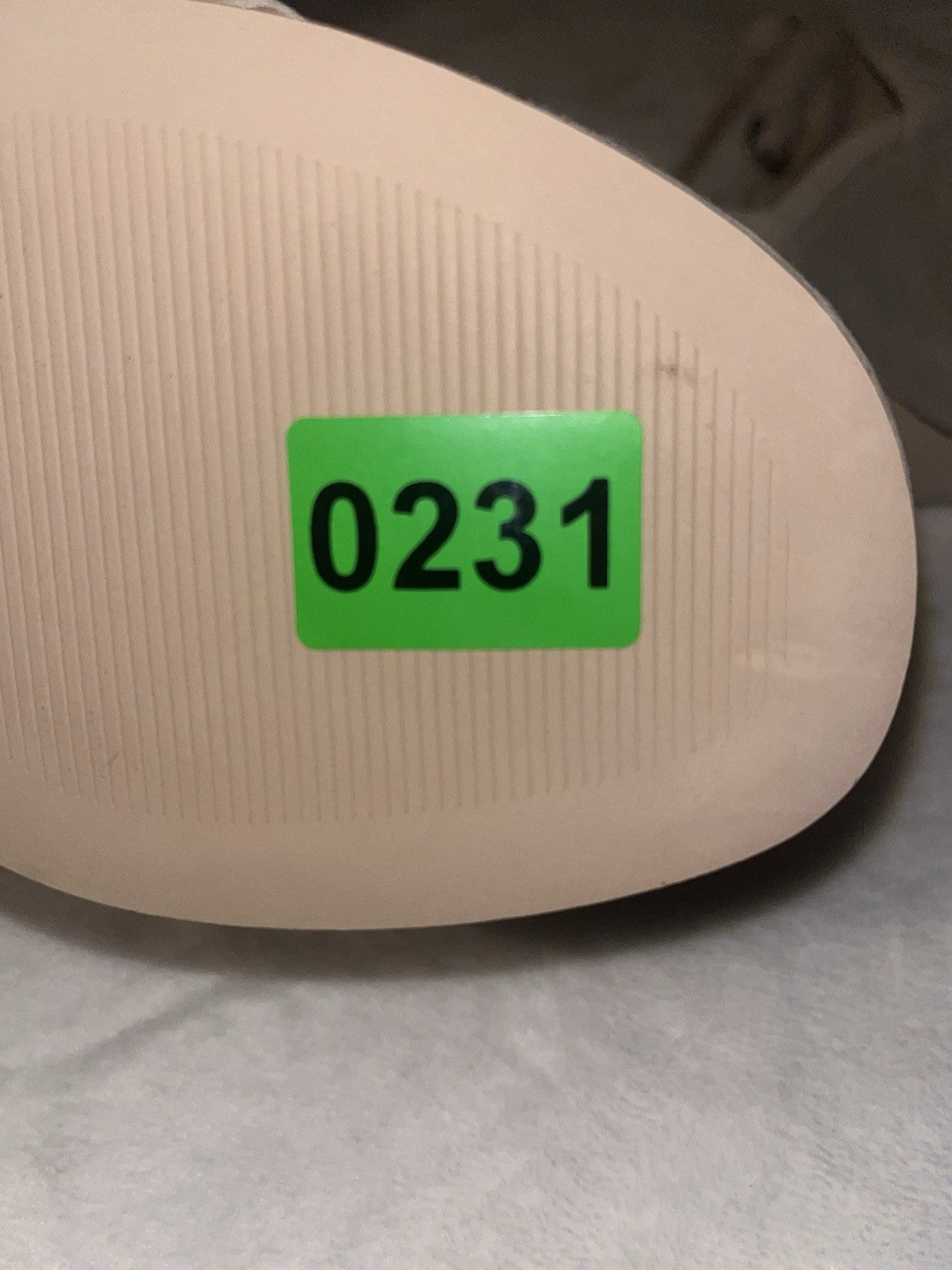 Aldo Wedge Sandals High Heel Tan Strap Buckle 8.5